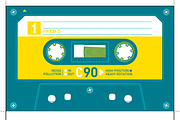Mix Tape paperfoldable Gift Box, an Illustration by _//_//\/\_//_//\/\ (Thumbnail 2 of 2)