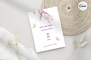 Asian Floral Wedding Invite- B10A, an Invitation Template by YeeqsWedding (Thumbnail 4 of 8)