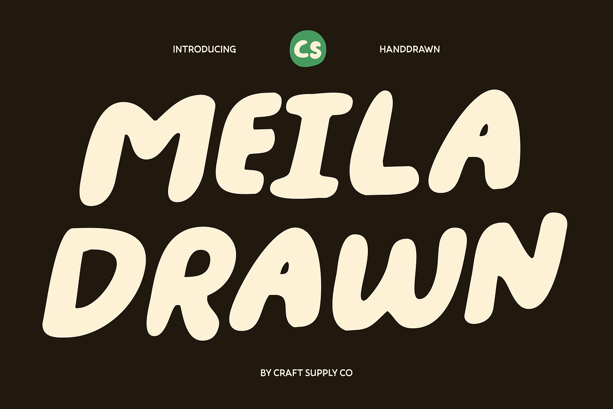 CS Meila Drawn, a Sans Serif Font by Craft Supply Co. (Photo 1 of 8)