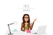 Writer / Blogger Portrait Creator, a Person Illustration by Lauren Lesley Studio (Thumbnail 11 of 33)