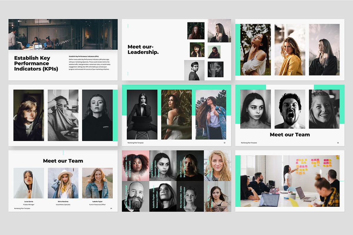 Marketing Plan PowerPoint Template, a Presentation Template by Gaize (Photo 8 of 17)