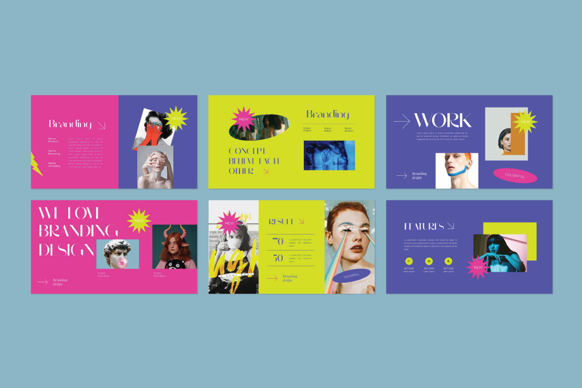 Funcy - PowerPoint Template, a Presentation Template by Pixel And Oblivé