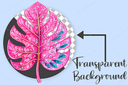 Watercolor Pink Girly Summer Clipart, a Seasonal Illustration by Canvas Craft (Thumbnail 2 of 7)