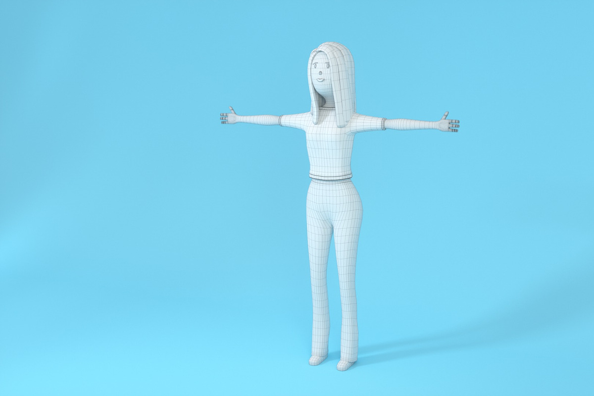 Female Character Lucy, a Characters & Person 3D Model by 3DTreatment (Photo 7 of 32)