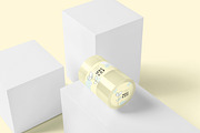 Small Round Candle Label Mockups, a Packaging Mockup by DesignNeutrons (Thumbnail 5 of 7)