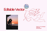Valentine's Day: cards, illustration, a Seasonal Illustration by Lena Nikolaeva (Thumbnail 6 of 14)