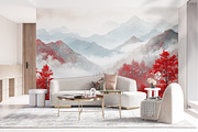 Abstract mountains art wallpaper, an Illustration by fei long (Thumbnail 4 of 9)