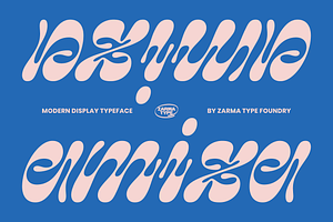 Amiza - Psychedelic Font, a Sans Serif Font by Zarma Type