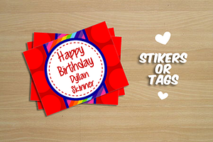 Tags or Stikers for gift