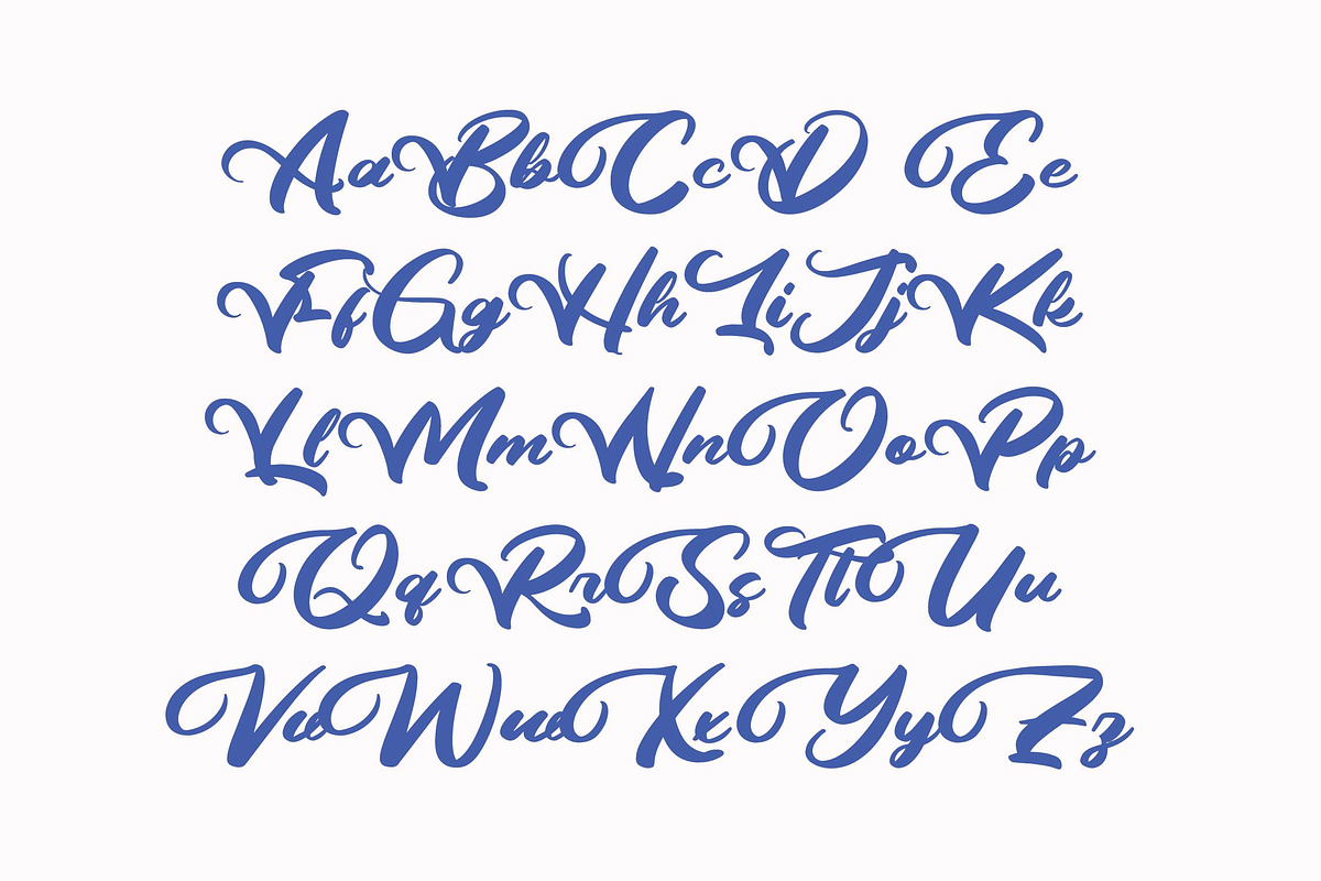 Palmeria Rooted Bold Calligraphy, a Script Font by Letterena Studios Script (Photo 11 of 15)