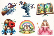 Wizard of Oz Clipart, an Illustration by Pixels.Craft (Thumbnail 2 of 7)