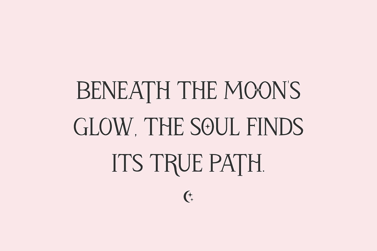 Mystic Starlight - Tarot Font, a Serif Font by Beck McCormick (Photo 8 of 10)