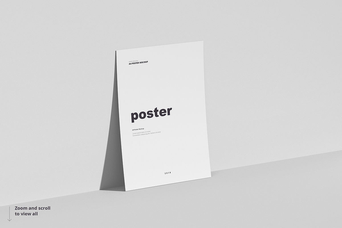 Poster / Flyer Mockups, a Books & Magazine Mockup by WebAndCat (Photo 7 of 21)