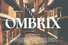 Ombrix | Contemporary Serif Typeface