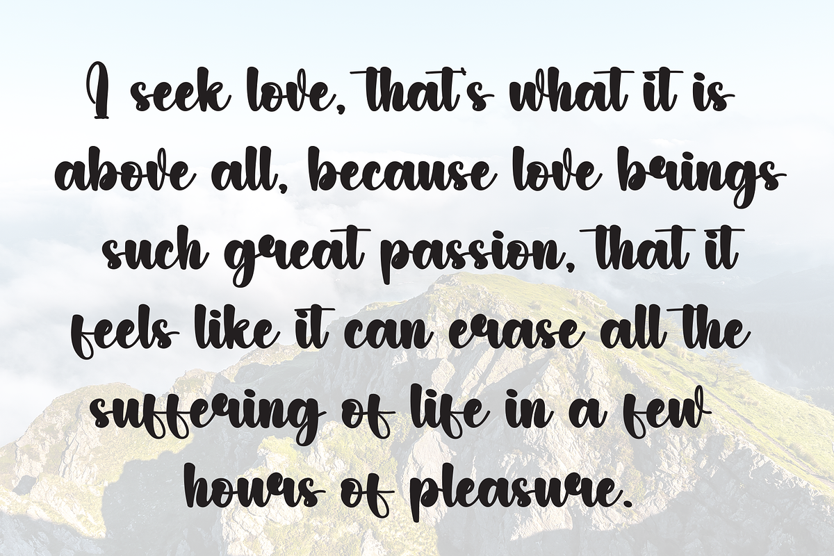 Simple Quirky | Script Font, a Handwritten Font by Scratchones (Photo 6 of 9)