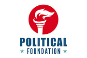 Political Foundation Logo 5, a Branding & Logo Template by BF Studios (Thumbnail 1 of 2)