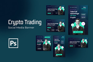 Crypto Trading Social Media Banner