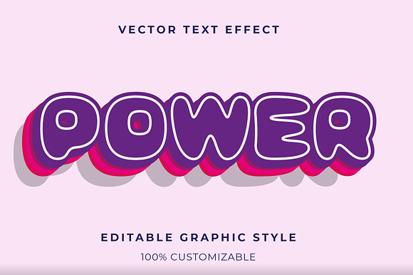 Playful Bubble Text Effect preview 3