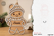 Personalized Gingerbread Ornaments, a Decorative Illustration by svgocean (Thumbnail 10 of 14)