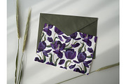 Black Tulips Seamless Pattern, a Pattern Graphic by MarynaPetrovska (Thumbnail 13 of 19)