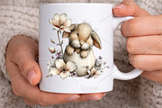 Quirky Easter Bunny Clipart Bundle, an Illustration by Canvas Craft (Thumbnail 7 of 7)