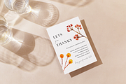 Editable Thanksgiving Invitation, an Invitation Template by ForeverPrint (Thumbnail 2 of 9)