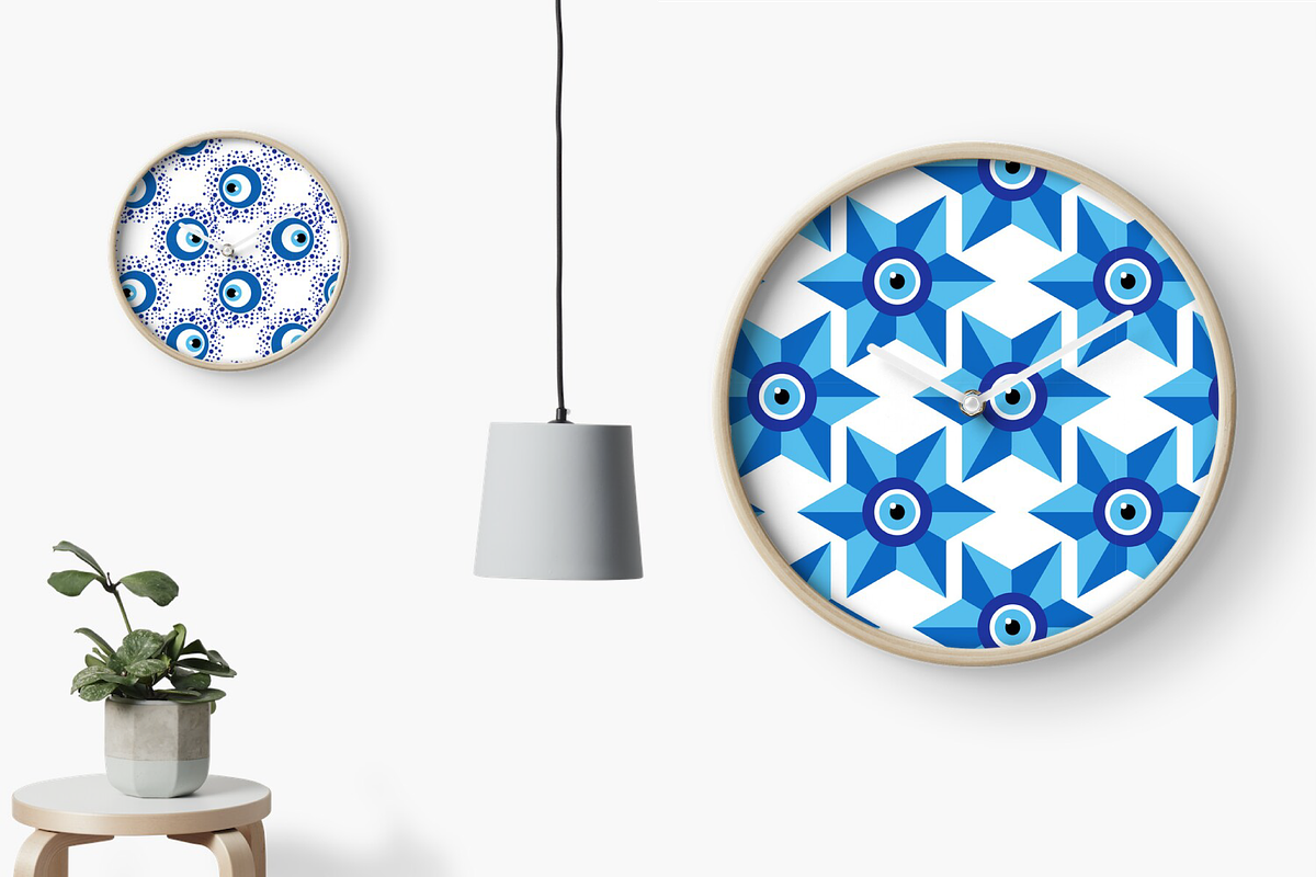Turkish Evil Eyes Patterns, a Pattern Graphic by Michiru13 (Photo 6 of 23)
