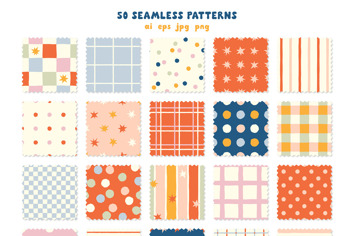 Playful Geometric Patterns, a Pattern Graphic by simpleblues