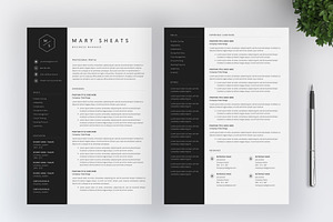 Resume Template 4 Pages CV