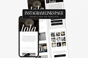 Showit Instagram Links Page Template, a Landing Page Template by Blush Created (Thumbnail 1 of 15)