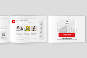 Corporate Brochure Landscape, a Brochure Template by graphix_shiv