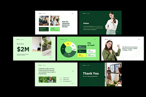 Agriculture Pitch Deck PowerPoint, a Presentation Template by Neermana