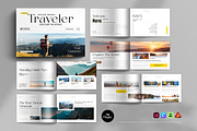 Travel Magazine Template, a Magazine Template by Spark_Creative (Thumbnail 1 of 10)