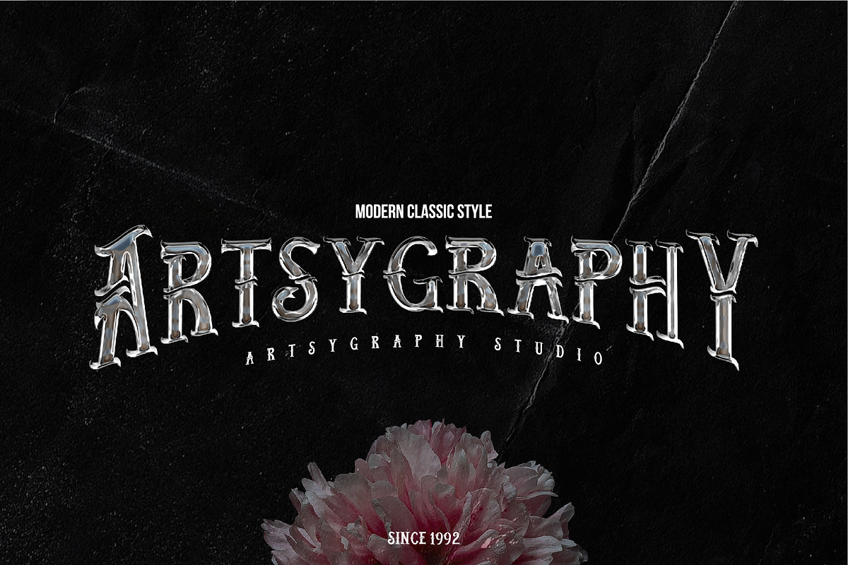 Artsygraphy - Classic Modern, a Serif Font by Artsygraphy Studio (Photo 1 of 11)