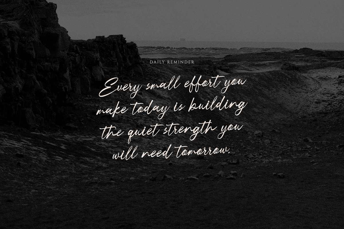 Dialetika | Handwritten Script, a Script Font by gracetype_studio (Photo 6 of 12)