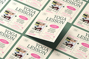 Yoga Class Flyer, a Flyer Template by Creativestoree (Thumbnail 2 of 5)