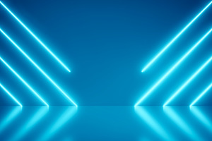 Neon Background Abstract Blue Light