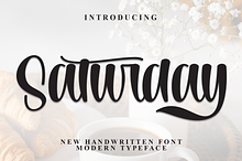 Saturday | Script Font