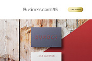 Business Card Bundle Template Mockup, a Business Card Template by PrintPixel (Thumbnail 7 of 28)