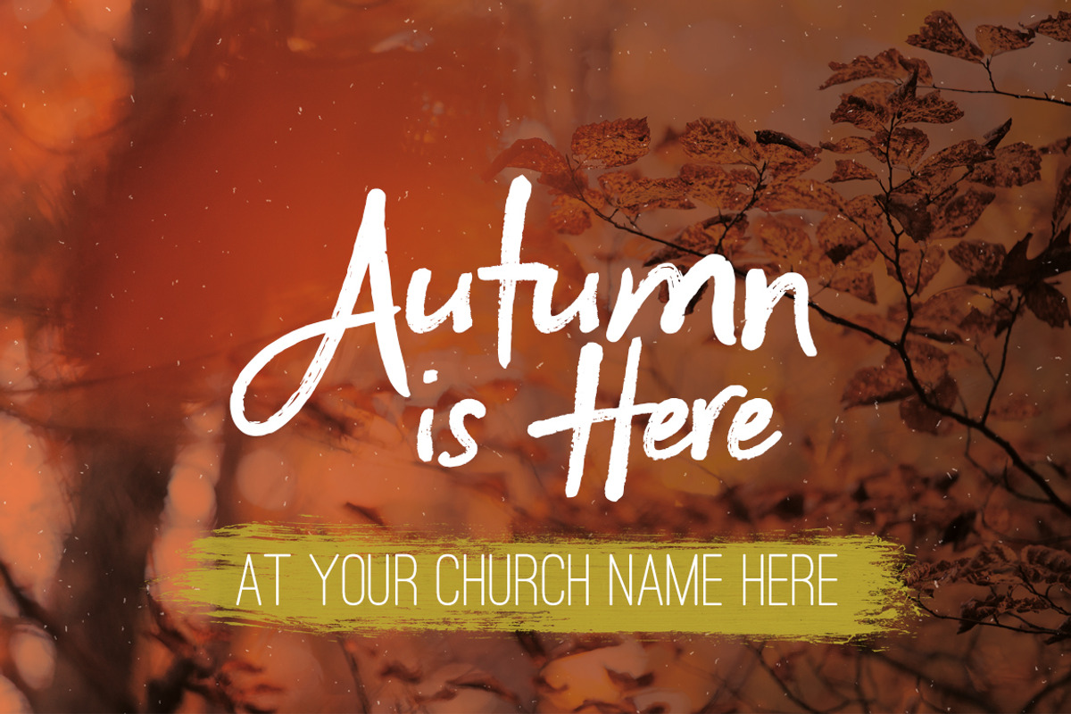 Autumn Is Here Large Invite Card, an Invitation Template by Team Alabaster (Photo 2 of 3)