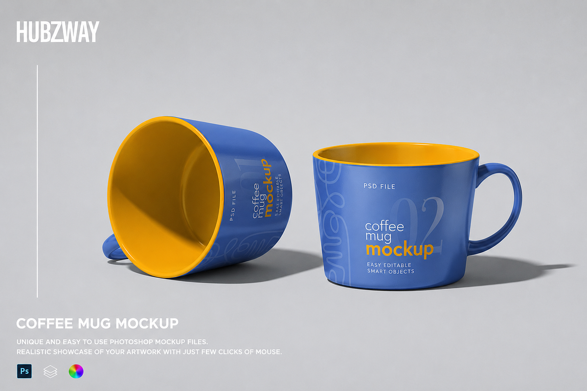 Coffee Mug Mockup, a Cups & Container Mockup by Hubzway (Photo 1 of 2)
