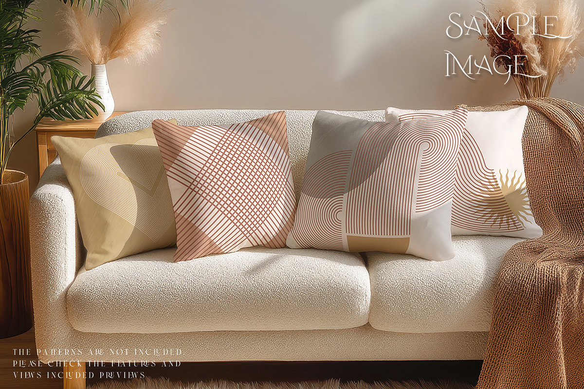 Throw Pillows with Smart Objects, a Mockup by mock-ups (Photo 8 of 12)