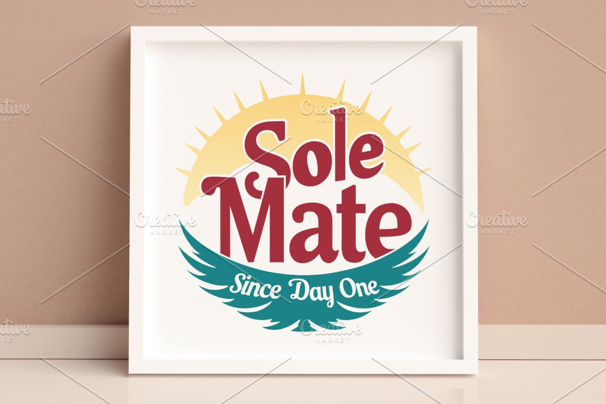 Sole Mate Since Day One SVG #2, an Illustration by Awieee1 (Photo 4 of 4)