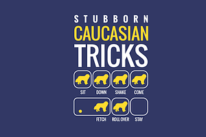 Caucasian Ovcharka - T-shirt Design