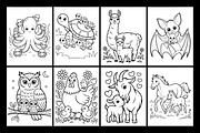 Mother’s Day Animals Coloring Book, a Seasonal Illustration by Design Station (Thumbnail 3 of 3)