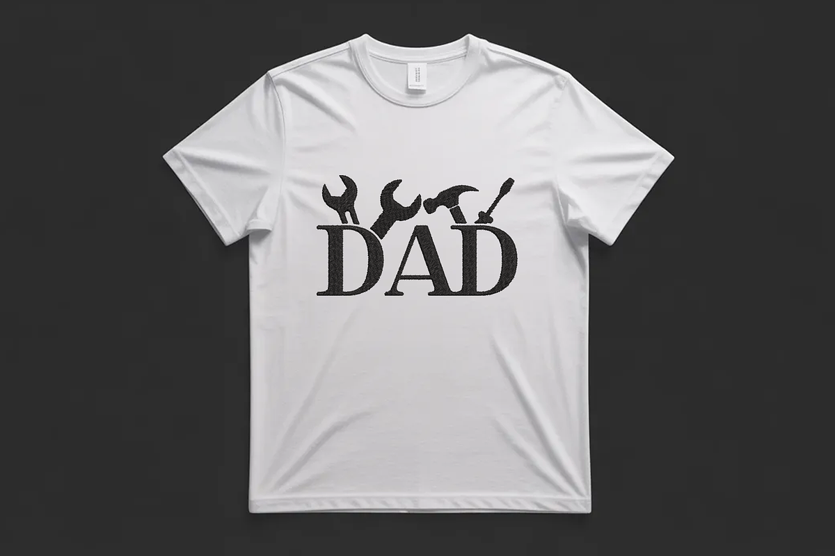 Dad Workshop Tool Machine Embroidery, an Illustration by Purpose Ekbal (Photo 2 of 3)