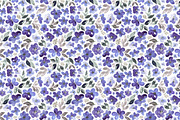 Violet, sage and brown, a Pattern Graphic by Anya-D (Thumbnail 3 of 5)