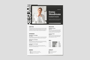 Resume Template, a Resume Template by BrandPacks