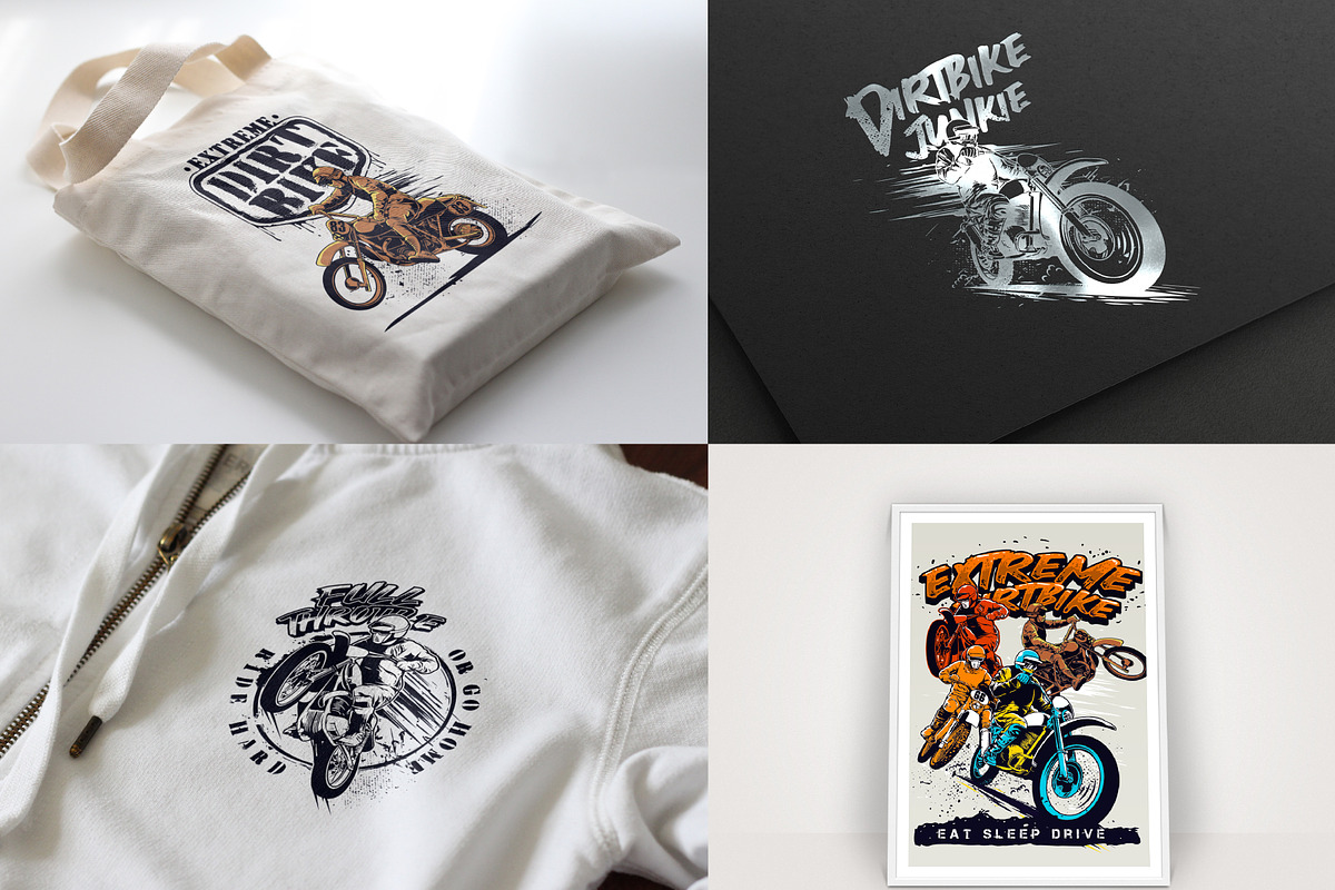 extreme Dirtbike motocross bundles, a Sport Illustration by The BolzStudio (Photo 10 of 10)