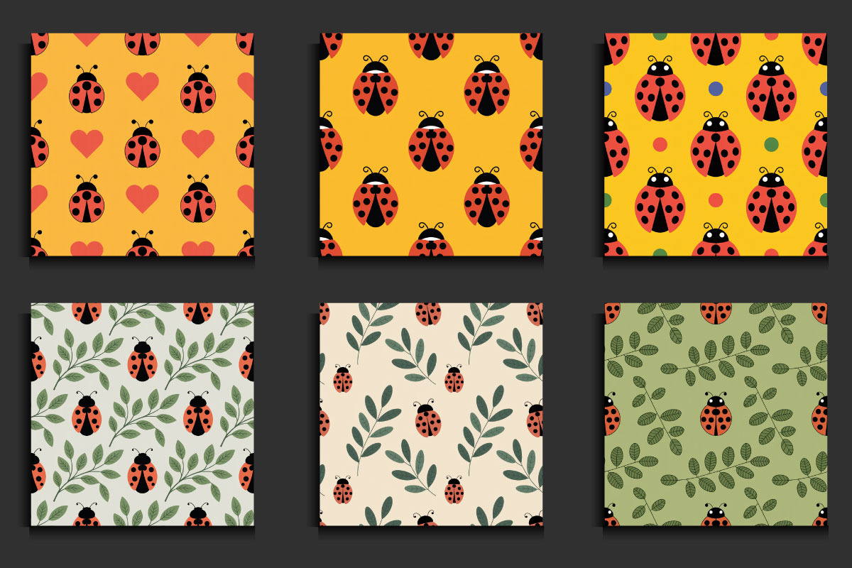 70 Ladybug Seamless Patterns, a Pattern Graphic by protabsorkar11 (Photo 2 of 4)